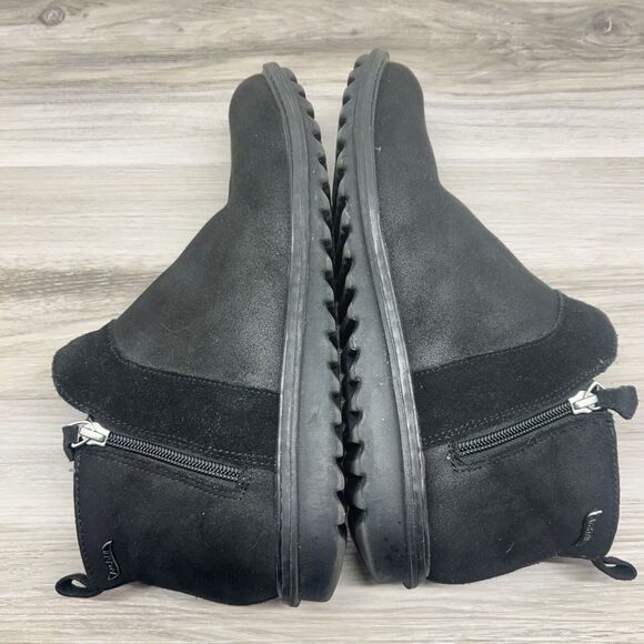 Skechers Arch Fit Mojave Indefinite Womens 10 Black Zip Pull On Ankle Boots - Picture 2 of 10